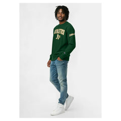 Athletics Champion Reverse Weave Chenille Sweatshirt - MLB Sweatshirts