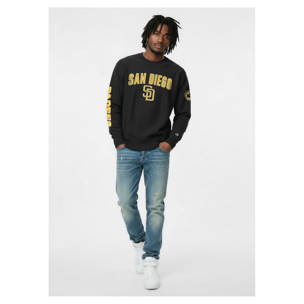 San Diego Padres Champion Reverse Weave Chenille Sweatshirt - MLB Sweatshirts