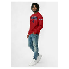 Atlanta Braves Champion Reverse Weave Chenille Sweatshirt - MLB Sweatshirts