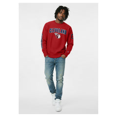 Cleveland Guardians Champion Reverse Weave Chenille Sweatshirt - MLB Sweatshirts