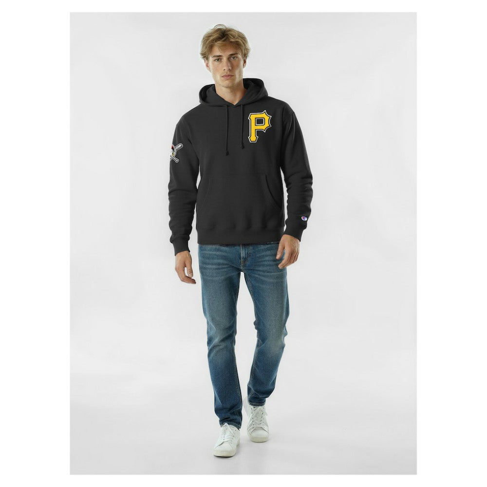 Pittsburgh Pirates Champion Reverse Weave Chenille Hoodie - MLB Hoodies