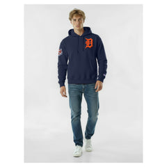 Detroit Tigers Champion Reverse Weave Chenille Hoodie - MLB Hoodies