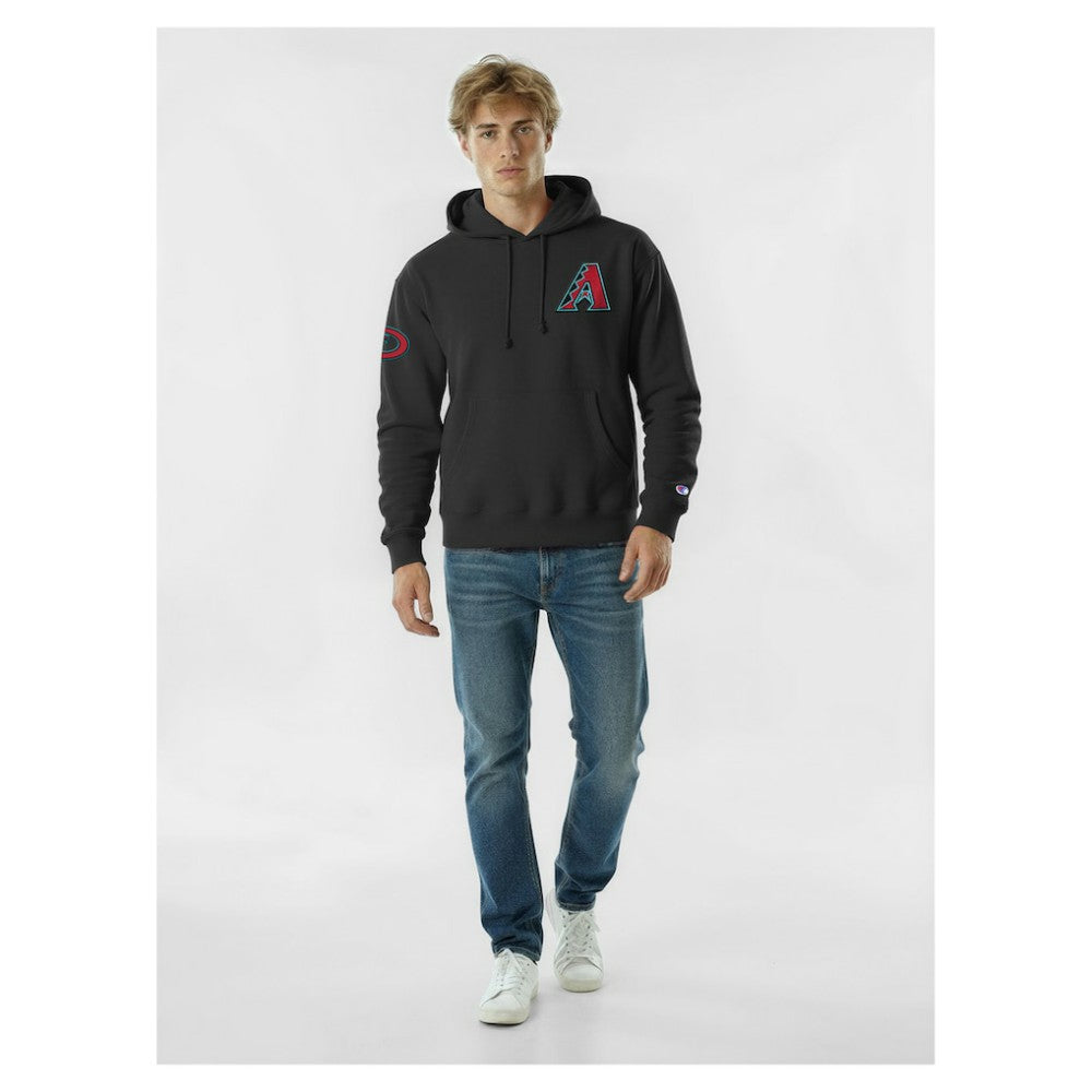 Arizona Diamondbacks Champion Reverse Weave Chenille Hoodie - MLB Hoodies