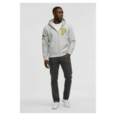 Pittsburgh Pirates Champion Reverse Weave Chenille Full-Zip Hoodie - MLB Hoodies
