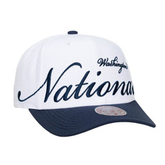 Washington Nationals Mitchell & Ness Unisex XL Script Pro Crown Adjustable Hat - MLB Hats