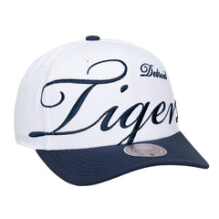 Detroit Tigers Mitchell & Ness Unisex XL Script Pro Crown Snapback Hat - MLB Hats