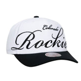 Colorado Rockies Mitchell & Ness Unisex XL Script Pro Crown Snapback Hat - MLB Hats