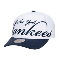 New York Yankees Mitchell & Ness Unisex XL Script Pro Crown Adjustable Hat - MLB Hats