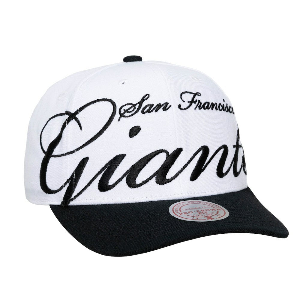 San Francisco Giants Mitchell & Ness Unisex XL Script Pro Crown Adjustable Hat - MLB Hats