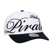 Pittsburgh Pirates Mitchell & Ness Unisex XL Script Pro Crown Adjustable Hat - MLB Hats
