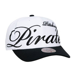 Pittsburgh Pirates Mitchell & Ness Unisex XL Script Pro Crown Adjustable Hat - MLB Hats