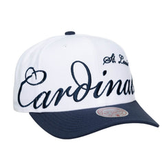 St. Louis Cardinals Mitchell & Ness Unisex XL Script Pro Crown Adjustable Hat - MLB Hats