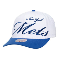 New York Mets Mitchell & Ness Unisex XL Script Pro Crown Snapback Hat - MLB Hats
