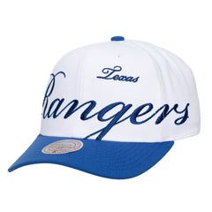 Texas Rangers Mitchell & Ness Unisex XL Script Pro Crown Adjustable Hat - MLB Hats