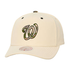 Washington Nationals Mitchell & Ness Unisex Camo Logo Pro Crown Snapback Hat - MLB Hats