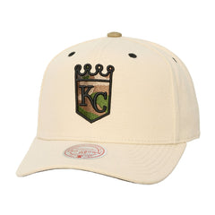 Kansas City Royals Mitchell & Ness Unisex Camo Logo Pro Crown Snapback Hat - MLB Hats
