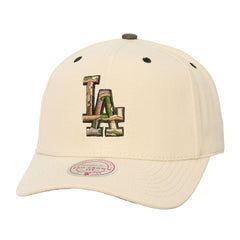 Los Angeles Dodgers Mitchell & Ness Unisex Camo Logo Pro Crown Snapback Hat - MLB Hats