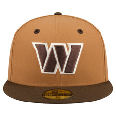 Washington Commanders Two-Tone Walnut 59FIFTY Fitted Hat | NFL On sale