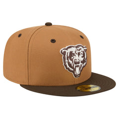 Chicago Bears Two-Tone Walnut 59FIFTY Fitted Hat | NFL On sale