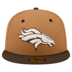 Denver Broncos Two-Tone Walnut 59FIFTY Fitted Hat | NFL New