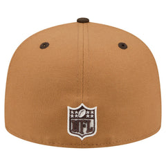 Los Angeles Chargers Two-Tone Walnut 59FIFTY Fitted Hat | NFL Outlet