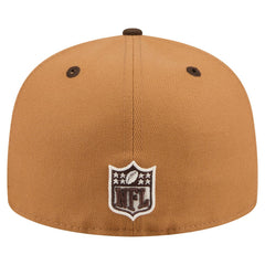 New England Patriots Two-Tone Walnut 59FIFTY Fitted Hat | NFL Outlet