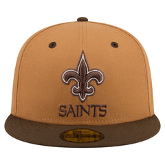 New Orleans Saints Two-Tone Walnut 59FIFTY Fitted Hat | NFL Near me