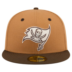 Tampa Bay Buccaneers Two-Tone Walnut 59FIFTY Fitted Hat | NFL Sale