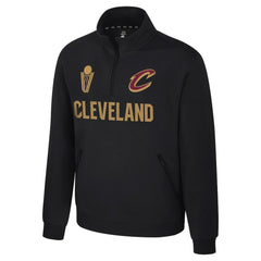 Black Cleveland Cavaliers Stadium Essentials Unisex First Team Trainer Quarter-Zip Pullover sale | NBA