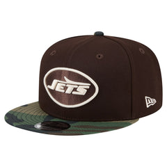 New York Jets Adult Burnt Wood Camo 9FIFTY Snapback Hat | NFL Near me