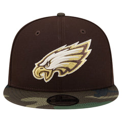 Philadelphia Eagles Adult Burnt Wood Camo 9FIFTY Snapback Hat | NFL US