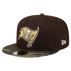 Tampa Bay Buccaneers Adult Burnt Wood Camo 9FIFTY Snapback Hat | NFL New