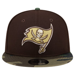 Tampa Bay Buccaneers Adult Burnt Wood Camo 9FIFTY Snapback Hat | NFL New