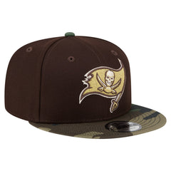 Tampa Bay Buccaneers Adult Burnt Wood Camo 9FIFTY Snapback Hat | NFL New