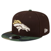 Denver Broncos Adult Burnt Wood Camo 9FIFTY Snapback Hat | NFL Online