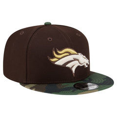 Denver Broncos Adult Burnt Wood Camo 9FIFTY Snapback Hat | NFL Online