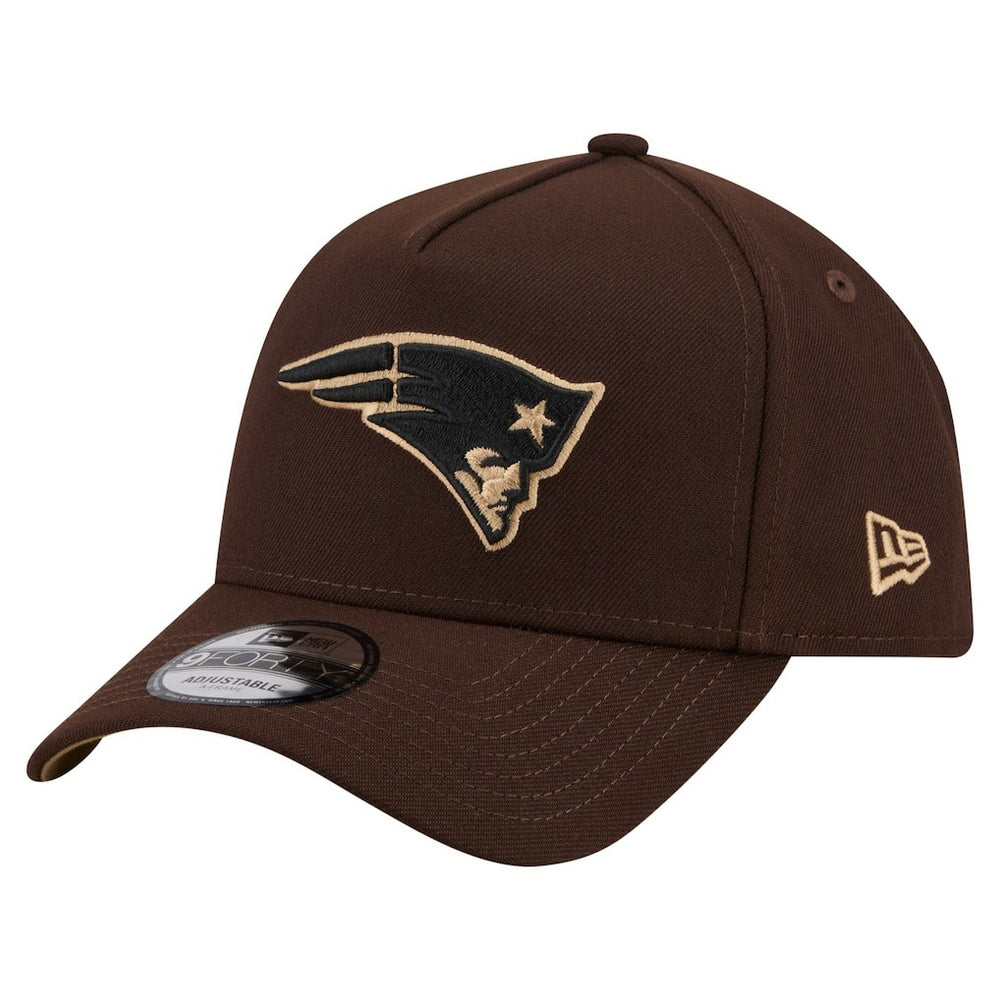New England Patriots Burnt Wood A-Frame 9FORTY Adjustable Hat | NFL On sale