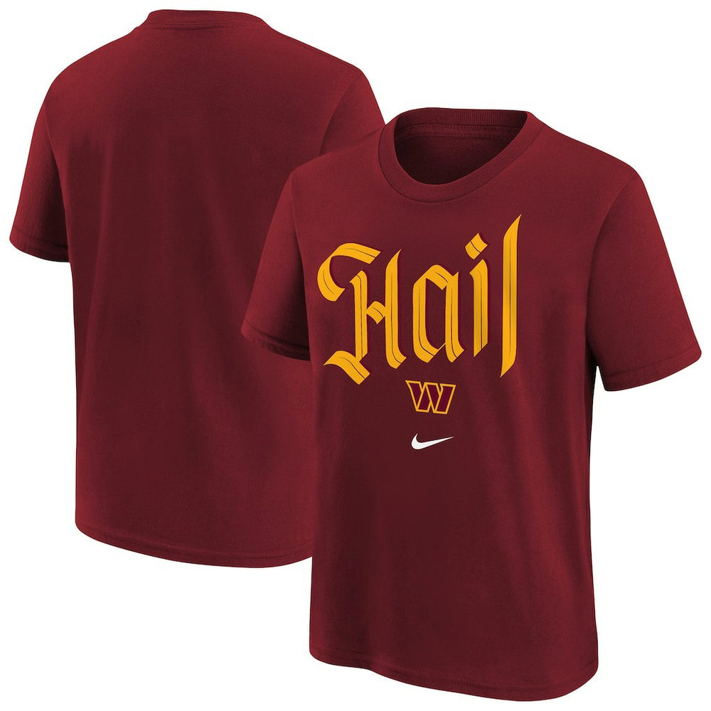 Washington Commanders Youth Hail T-Shirt | NFL Online