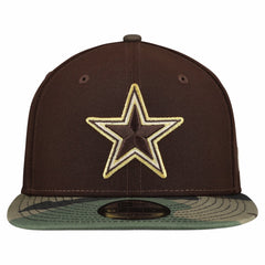 Dallas Cowboys Adult Burnt Wood Camo 9FIFTY Snapback Hat | NFL Discount