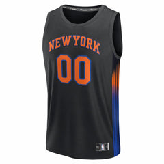 Black New York Knicks Fastbreak Custom Jersey | NBA