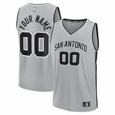 Silver San Antonio Spurs Youth Fastbreak Custom Jersey | NBA