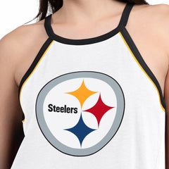 Pittsburgh Steelers G-III 4Her by Carl Banks Women's Redemption Win Slub Tank Top | NFL Hot