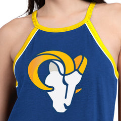 Los Angeles Rams G-III 4Her by Carl Banks Women's Redemption Win Slub Tank Top | NFL Outlet