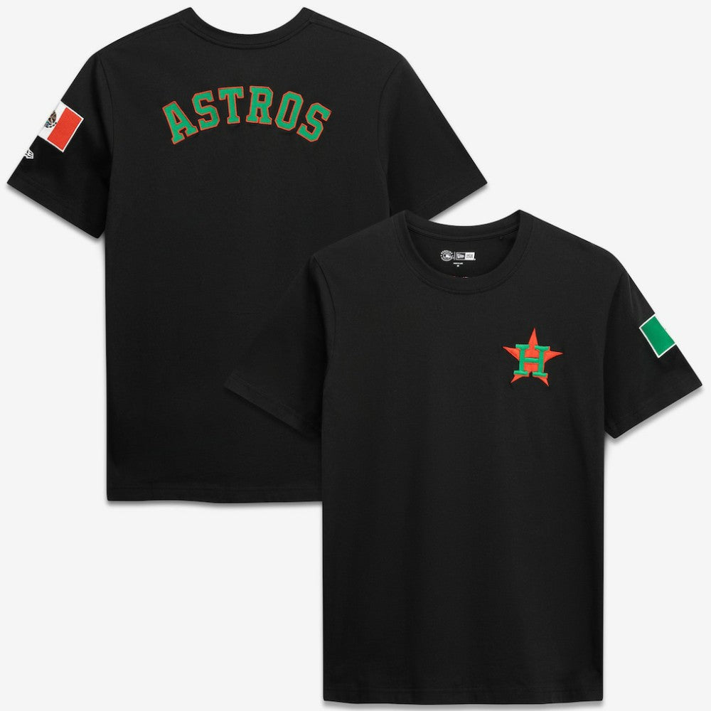 Houston Astros New Era Mexico Country Flag T-Shirt - MLB T-shirts