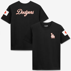 Los Angeles Dodgers New Era Japan Country Flag T-Shirt - MLB T-shirts