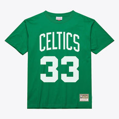 Kelly Green Larry Bird Boston Celtics Unisex Hardwood Classics Name & Number T-Shirt | NBA