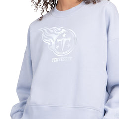 Tennessee Titans Starter Women's Travel Pastels Boxy Fleece Sweatshirt | NFL US