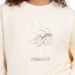 Minnesota Vikings Starter Women's Travel Pastels Boxy Fleece Sweatshirt | NFL On sale