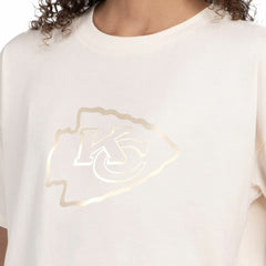 Kansas City Chiefs Starter Women's Pastel Travel Boxy Cropped T-Shirt | NFL Outlet