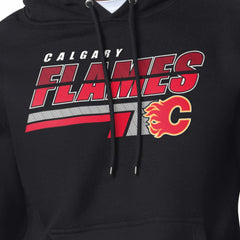 Calgary Flames Starter Logo Push Fleece Hoodie - NHL Hoodies